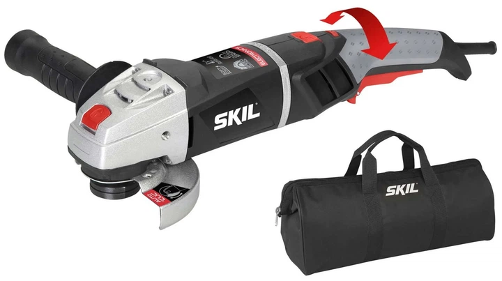 Szlifierka elektryczna Skil kątowa F0159412MA ze szczotkami 1300 W (8710364076529) - obraz 3