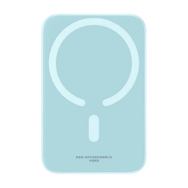 Павербанк Baseus Magnetic Mini Air з бездротовою зарядкою 20W 6000mAh Blue - изображение 4
