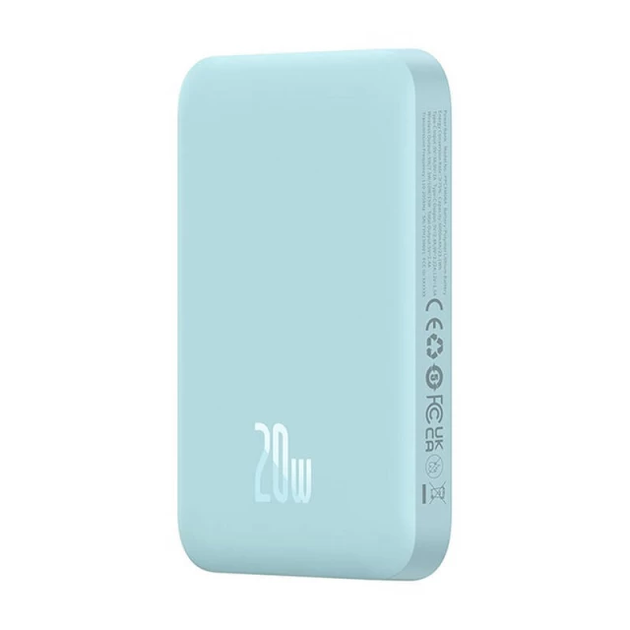 Павербанк Baseus Magnetic Mini Air з бездротовою зарядкою 20W 6000mAh Blue - изображение 5