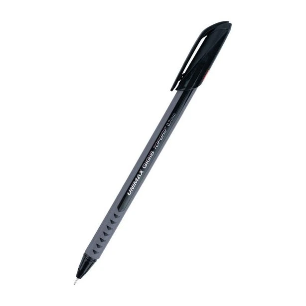 Ручка кулькова Unimax Topgrip чорнило чорне 0.5 мм пластик (UX-148-01) - Фото 1 Ручка кулькова Unimax Topgrip чорнило чорне 0.5 мм пластик (UX-148-01) - изображение 1