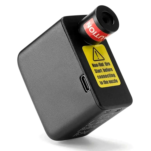 Портативный аккумуляторный насос для велосипедных шин 100 PSI Type-C AS1 Mini с мягкой подушкой сиденья - изображение 5
