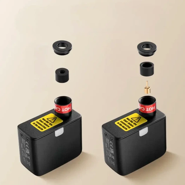 Портативный аккумуляторный насос для велосипедных шин 100 PSI Type-C AS1 Mini с мягкой подушкой сиденья - изображение 8