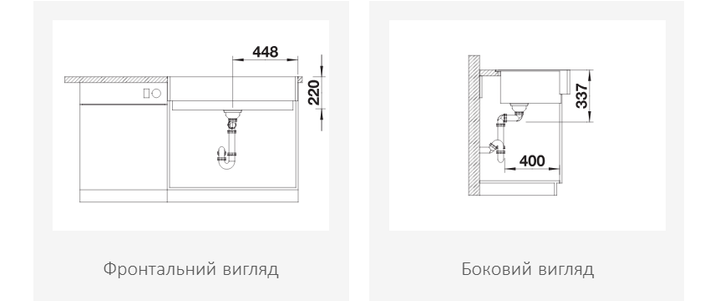 Кухонна мийка Blanco - 526107 VINTERA XL 9-UF - зображення 4