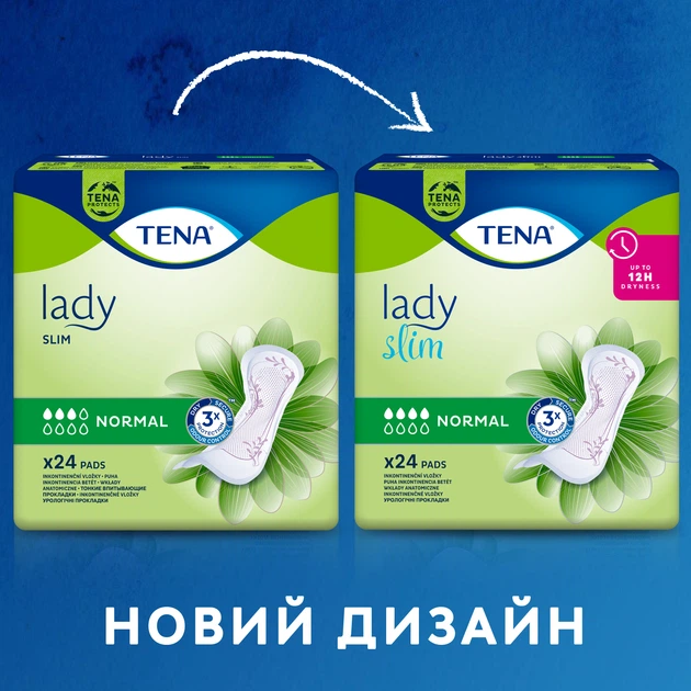 TENA Lady Slim Normal прокладки урологічні 24 шт - изображение 3