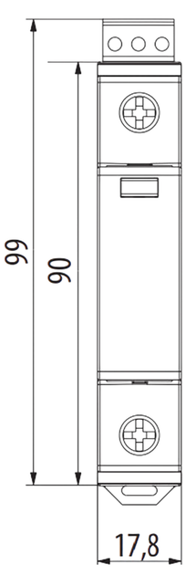 Ogranicznik przepięć ETI C275/20 230 V 20000 A (2000508614288) - obraz 2