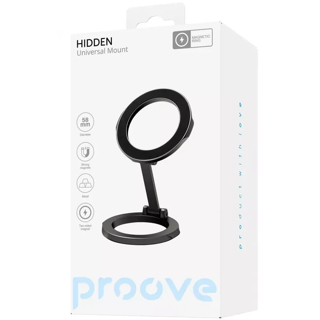 Автомобільний тримач Proove Hidden Universal Type Car Mount - Фото 2 Автомобільний тримач Proove Hidden Universal Type Car Mount - изображение 2