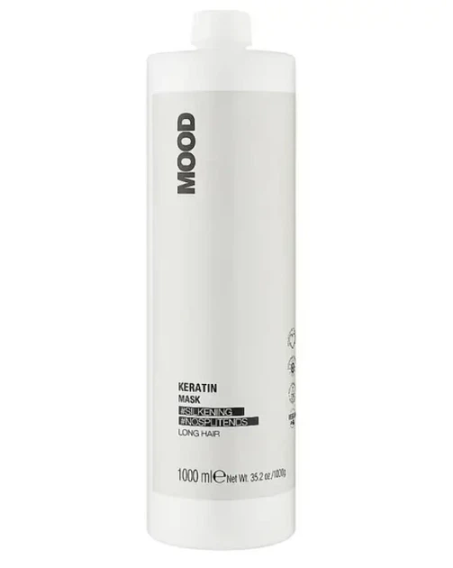 Маска для волосся з кератином Mood Keratin Mask, 1000 мл - Фото 1 Маска для волосся з кератином Mood Keratin Mask, 1000 мл - зображення 1