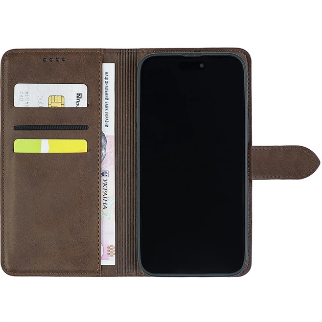 Чохол-книжка Crazy Horse Clasic для Samsung Galaxy A27 5G (A276) Brown (Front) (74228) - Фото 4 Чохол-книжка Crazy Horse Clasic для Samsung Galaxy A27 5G (A276) Brown (Front) (74228) - изображение 4