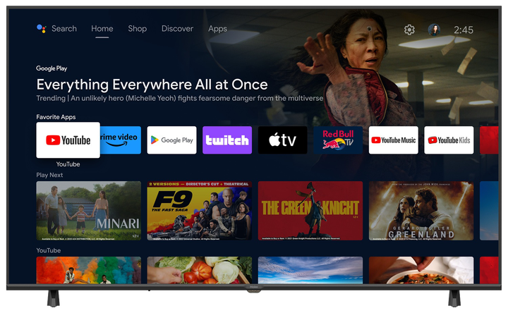 Телевізор Haier H43K85FUX 43" 4K Smart TV Google TV - Фото 4 Телевізор Haier H43K85FUX 43" 4K Smart TV Google TV - изображение 4
