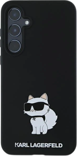 Панель Karl Lagerfeld Silicone Choupette для Samsung Galaxy A35 Black (KLHCSA35SMHCNPK) - зображення 2