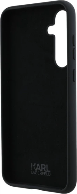 Etui Karl Lagerfeld Silicone Karl&Choupette Metal Pin do Samsung Galaxy A35 Black (KLHCSA35SMHKCNPK) - obraz 7