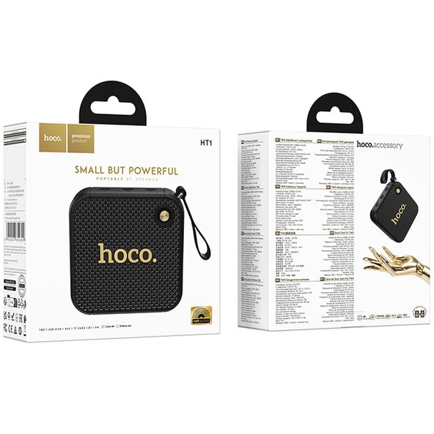 Bluetooth Колонка HT1 Marquis sports Black Hoco 000351000 - изображение 4