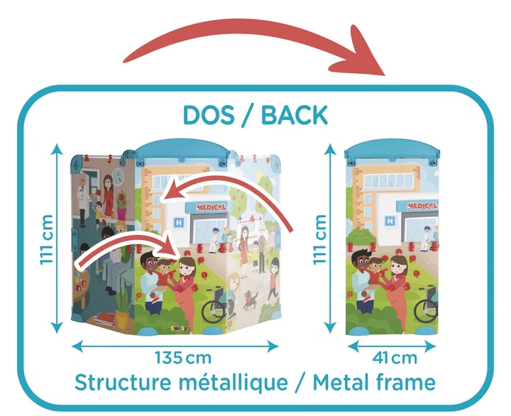 Zestaw zabawkowy Smoby Praktyka medyczna 65 elementów (3032163402084) - obraz 4