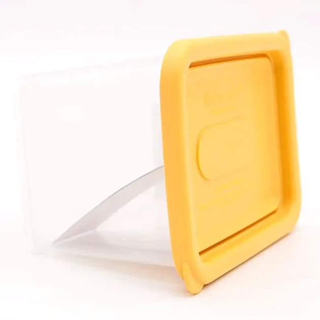 Пищевой контейнер DoorMini 480 мл прозрачный квадратный пластиковый герметичный для хранения сыпучих продуктов - Фото 5 Пищевой контейнер DoorMini 480 мл прозрачный квадратный пластиковый герметичный для хранения сыпучих продуктов - изображение 5