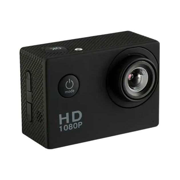 Экшн камера HD A7 водонепроницаемая с набором креплений и боксом поддержка Full HD Micro-USB цвет черный - изображение 4