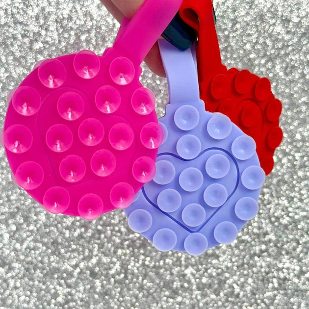 Держатель-присоска Double Side Silicone with a Strap, Белый - 585009 - изображение 4
