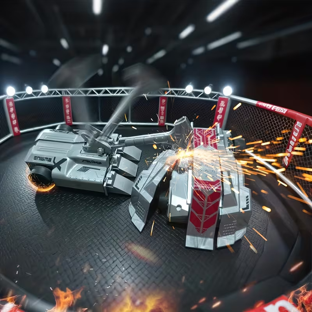 Боевые радиоуправляемые машинки TK Gladiator Battle набор из 2 бамперных авто для зрелищных сражений - изображение 5