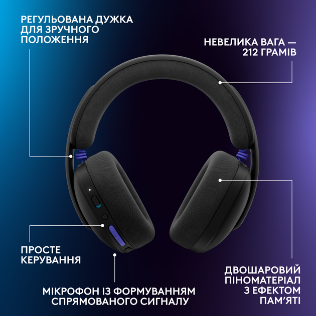Наушники Logitech G325 Lightspeed Black (981-001524) - изображение 9