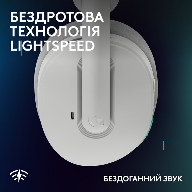 Наушники Logitech G325 Lightspeed White (981-001531) - изображение 4