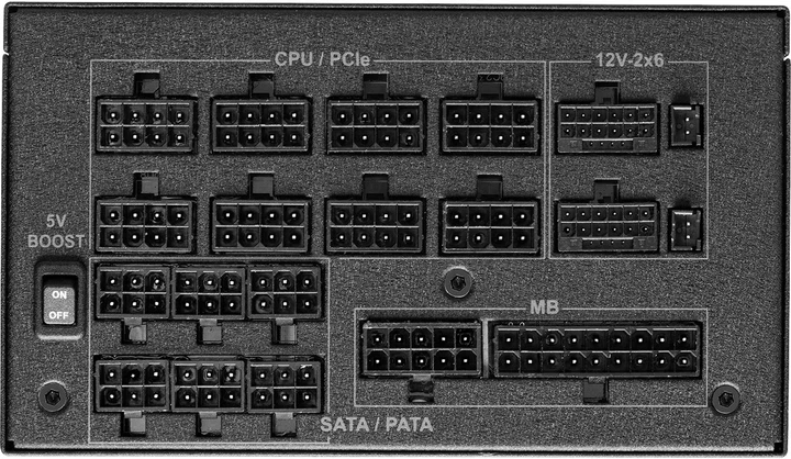 Блок живлення ASRock Taichi TC-1300T 1300W Black-Silver (90-UXT130-TFEAAB) - зображення 2