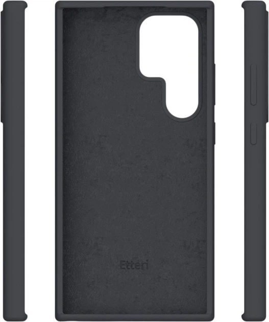 Etui Etteri Silicone Case do Samsung Galaxy S25 Ultra Black (GSM190265) - obraz 6