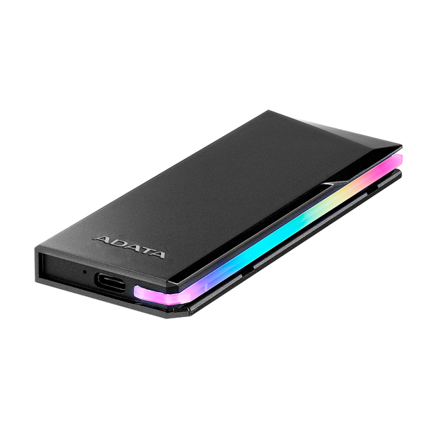 Зовнішня кишеня для накопичувача A-DATA EC700G для SSD M.2 PCIe/SATA USB3.2 Gen2 Type-C Black - Фото 6 Зовнішня кишеня для накопичувача A-DATA EC700G для SSD M.2 PCIe/SATA USB3.2 Gen2 Type-C Black - зображення 6