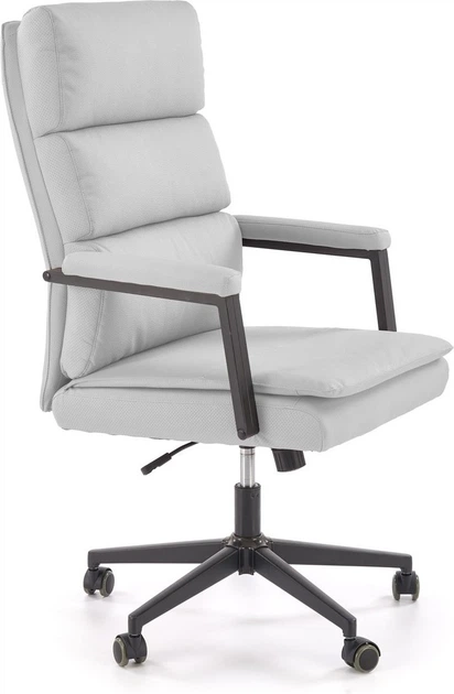 Fotel biurowy Halmar ADRIANO 2 Popielaty (5905248134867) - obraz 3