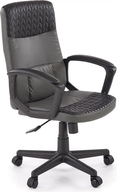 Fotel biurowy Halmar BJORN Czarno-popielaty (5905248134799) - obraz 3