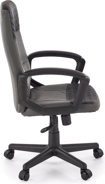 Fotel biurowy Halmar BJORN Czarno-popielaty (5905248134799) - obraz 5