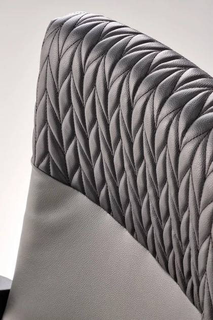 Fotel biurowy Halmar BJORN Czarno-popielaty (5905248134799) - obraz 8