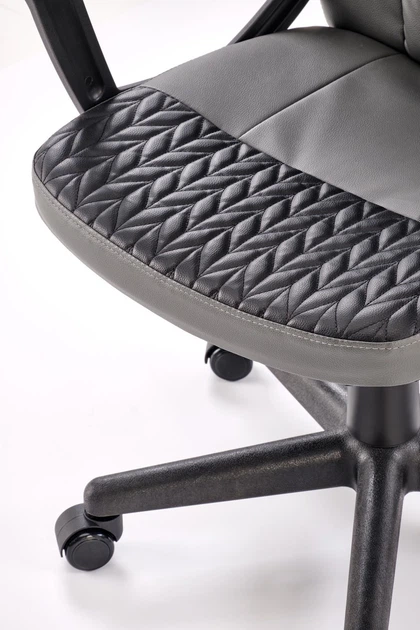 Fotel biurowy Halmar BJORN Czarno-popielaty (5905248134799) - obraz 9