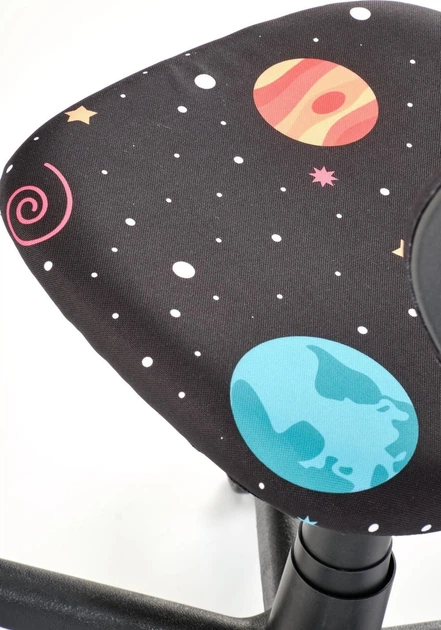 Дитяче крісло для письмового столу Halmar BINGO Чорне (5905248134836) - зображення 7