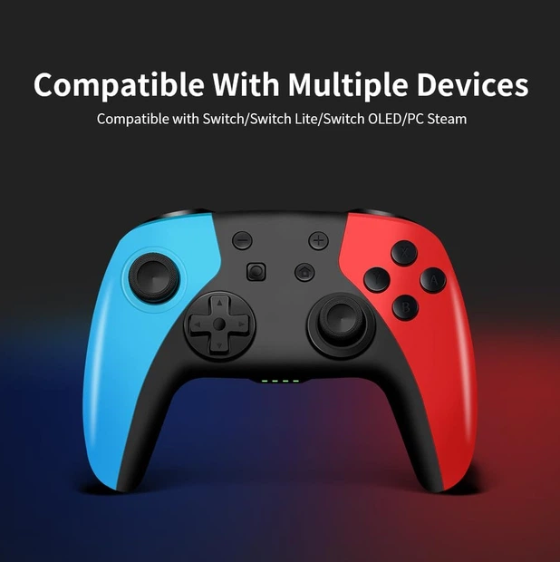 Игровой контроллер AceGamer SW01 Bluetooth для Nintendo Switch, PC, iOS, Android - Фото 2 Игровой контроллер AceGamer SW01 Bluetooth для Nintendo Switch, PC, iOS, Android - изображение 2