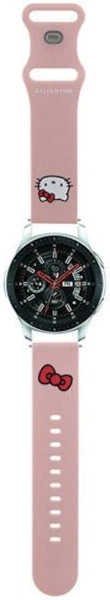 Pasek Hello Kitty Silicone Kitty Head 22 mm Pink (3666339212049) - obraz 2