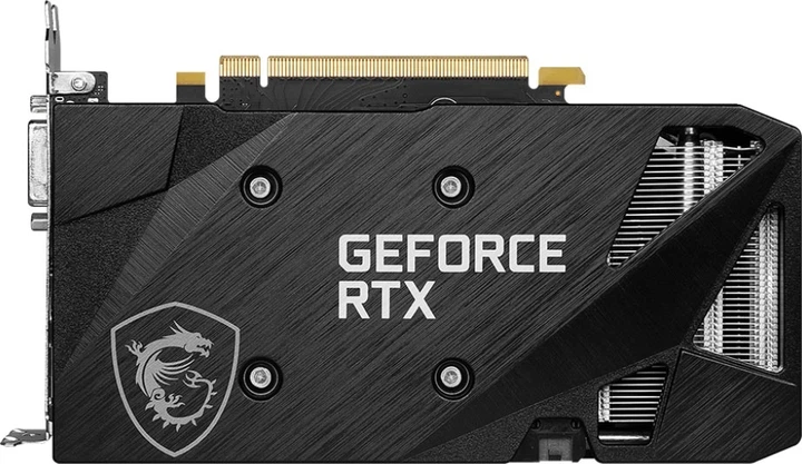 Відеокарта MSI PCI-Ex GeForce RTX 3050 Ventus 2X XS 8G OC 8GB GDDR6 (128bit) (1807/14000) (HDMI, DisplayPort, DL-DVI-D) (RTX 3050 VENTUS 2X XS 8G OC) - зображення 3