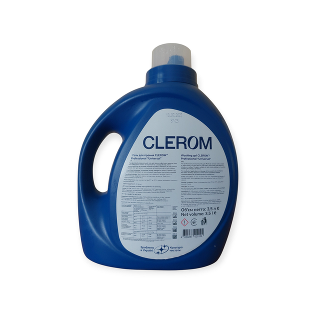 Гель для прання CLEROM Professional “ Universal ” 3.5L - Фото 2 Гель для прання CLEROM Professional “ Universal ” 3.5L - зображення 2