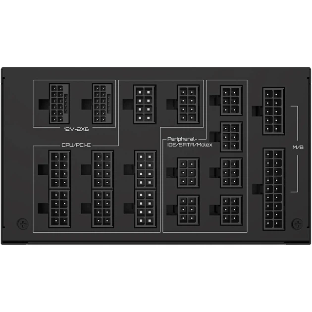 Блок живлення GIGABYTE UD1600PM PG5 (UD1600PM_PG5) 1600W PLATINUM - изображение 4