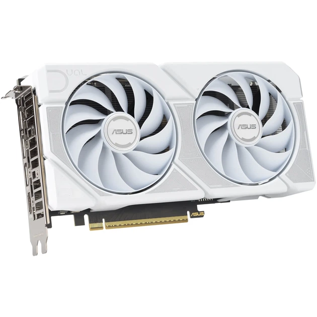 Відеокарта ASUS NVIDIA DUAL-RTX5060TI-O8G-WHITE DUAL-RTX5060TI-O8G-WHITE ASUS (DUAL-RTX5060TI-O8G-WHITE) - Фото 3 Відеокарта ASUS NVIDIA DUAL-RTX5060TI-O8G-WHITE DUAL-RTX5060TI-O8G-WHITE ASUS (DUAL-RTX5060TI-O8G-WHITE) - изображение 3