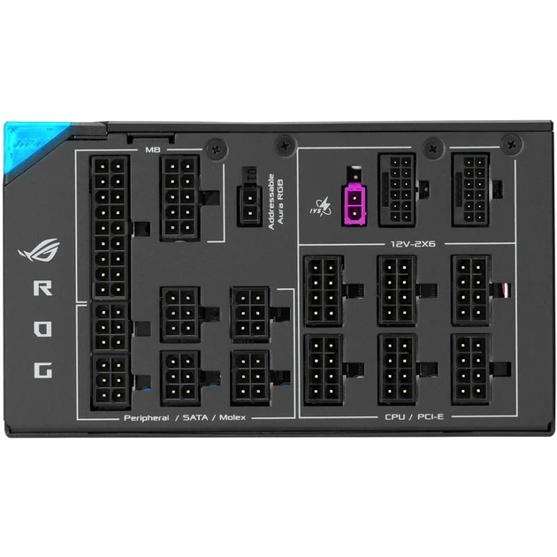 Блок питания Asus ROG Thor 1600W 80+ Titanium (ROG-THOR-1600T3-GAMING) - Фото 6 Блок питания Asus ROG Thor 1600W 80+ Titanium (ROG-THOR-1600T3-GAMING) - изображение 6