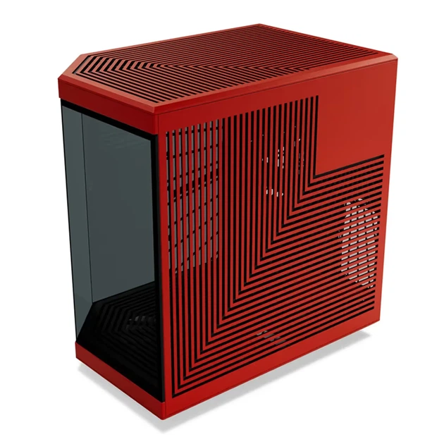 Корпус Hyte Y70 Black-Red Mid-Tower E-ATX with PCIE 4.0 cable (CS-HYTE-Y70-BR) - Фото 6 Корпус Hyte Y70 Black-Red Mid-Tower E-ATX with PCIE 4.0 cable (CS-HYTE-Y70-BR) - изображение 6