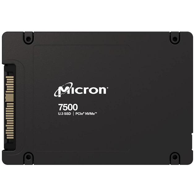 SSD диск Micron 7500 PRO 3.84TB U.3 2.5" (MTFDKCC3T8TGP-1BK1DABYYR) - Фото 1 SSD диск Micron 7500 PRO 3.84TB U.3 2.5" (MTFDKCC3T8TGP-1BK1DABYYR) - изображение 1