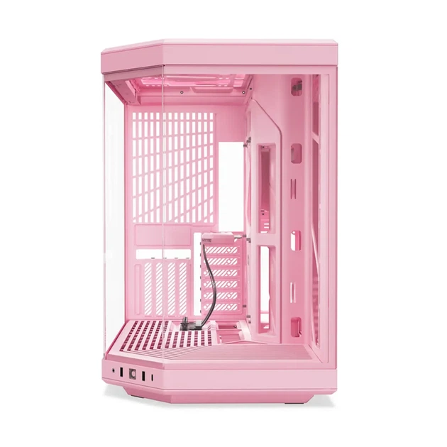Корпус Hyte Y70 Strawberry Milk Mid-Tower E-ATX with PCIE 4.0 cable (CS-HYTE-Y70-SM) - Фото 2 Корпус Hyte Y70 Strawberry Milk Mid-Tower E-ATX with PCIE 4.0 cable (CS-HYTE-Y70-SM) - изображение 2