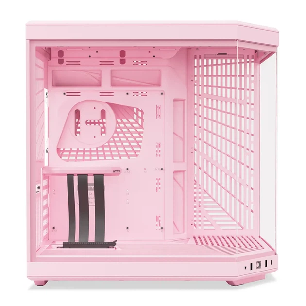 Корпус Hyte Y70 Strawberry Milk Mid-Tower E-ATX with PCIE 4.0 cable (CS-HYTE-Y70-SM) - Фото 3 Корпус Hyte Y70 Strawberry Milk Mid-Tower E-ATX with PCIE 4.0 cable (CS-HYTE-Y70-SM) - изображение 3