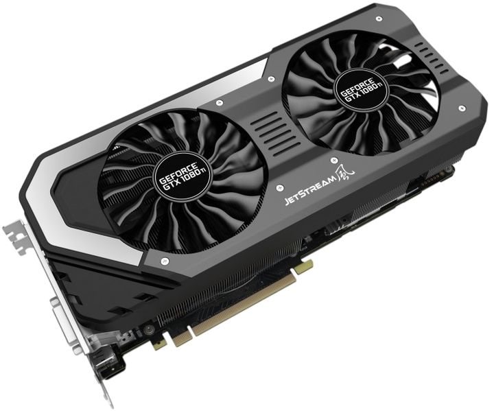 Відеокарта GeForce GTX 1080 Ti 11GB Palit Super JetStream (NEB108TS15LC-1020J) Б/В - зображення 2
