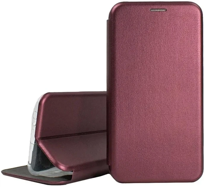 Чохол-книга TPU протиударний для iPhone 11 Marsala - Фото 5 Чохол-книга TPU протиударний для iPhone 11 Marsala - зображення 5