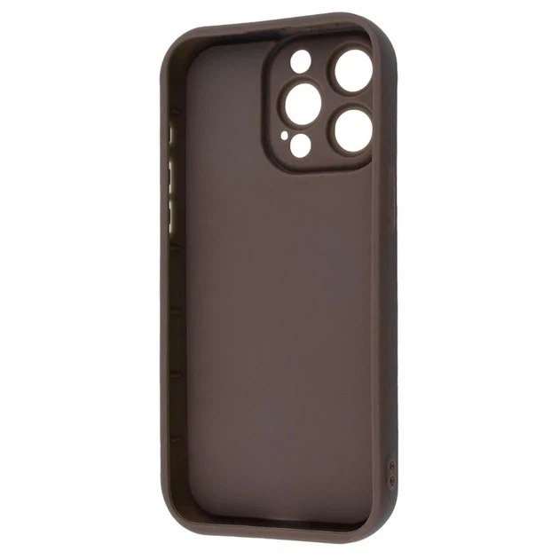 Чохол TPU протиударний для iPhone 13 Pro коричневий - зображення 2