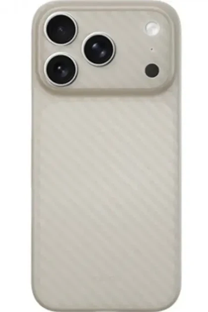 Чохол K-Doo Air Carbon протиударний для iPhone 17 Pro Max колір Titanium grey - зображення 2