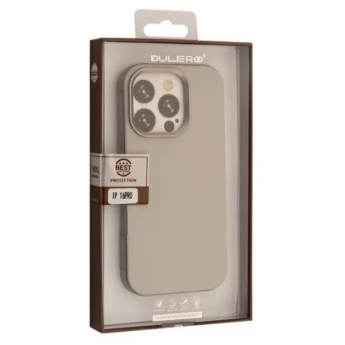Чохол DULERO Leather MagSafe протиударний для iPhone 15 Pro Max білий - Фото 2 Чохол DULERO Leather MagSafe протиударний для iPhone 15 Pro Max білий - зображення 2