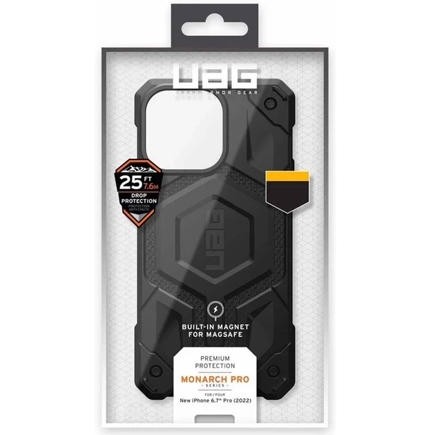 Чехол UAG NEW PATHFINDER TPU противоударный MagSafe для iPhone 15 Pro Max черный - Фото 8 Чехол UAG NEW PATHFINDER TPU противоударный MagSafe для iPhone 15 Pro Max черный - изображение 8