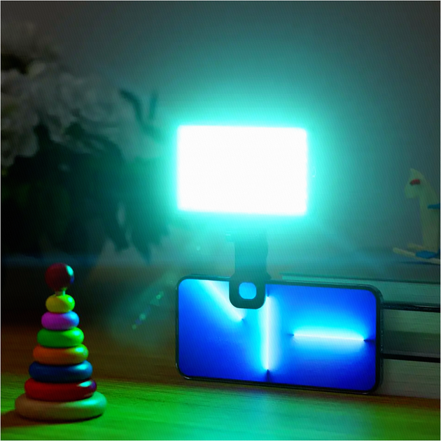 Светодиодная RGB лампа на прищепке 360 градусов USB для фото и видео TikTok - изображение 2